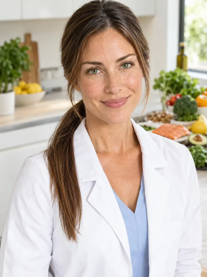 La nutritionniste María González dans sa cuisine