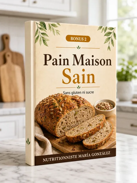 Couverture de Pain Maison Sain, sans gluten ni sucre